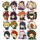 Danganronpa V3 Dangan Ronpa Rubber Strap Keychain Keyring Charm Makoto Junko