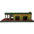 Vintage 1950s Marx Freight Terminal Tin Litho Train Station Toy Building Railway