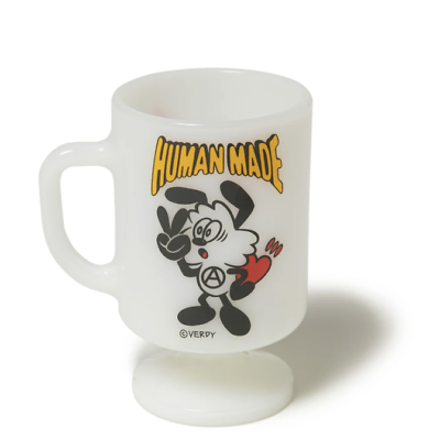 Human Made × Girls Dont Cry MILK GLASS PEDESTAL MUG GDC Verdy