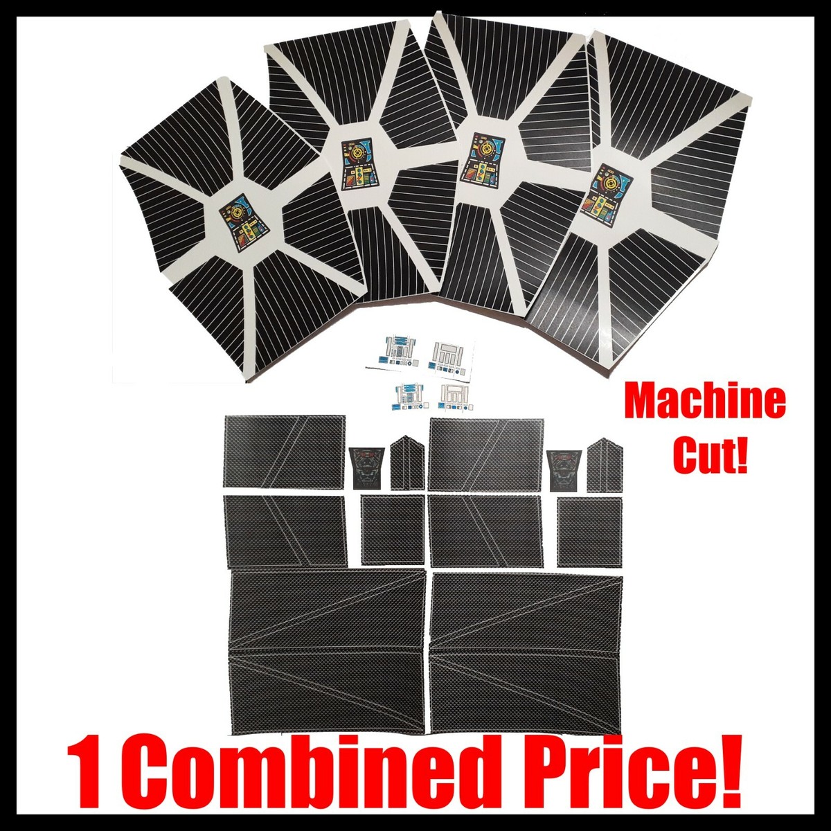 Stickers Slave 1 Originali Adesivi Di Ricambio Vintage Per Slave 1 Di Star Wars, Peel & Stick, Non Serve Tagliare - Perfetti Per Restauri O Collezioni Adesivi Slave 1 Star Wars - Foto 10