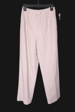 NEW Vtg Talbots SIze 6 Linen Pants Beige Lined Pleasted