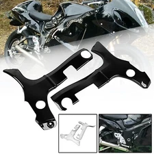 Left Right Frame Covers Gloss Black Fit For Suzuki GSXR1300 Hayabusa 1997-2017