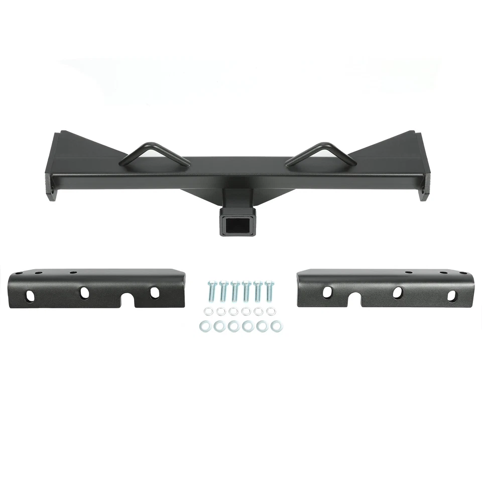 Receptor de engate de reboque preto reboque oculto aço traseiro Chevrolet C20 1973-1987 - Imagem 2 de 4