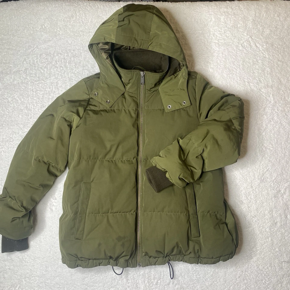 Madewell выстеганная вниз урожая пуховик парка куртка женский стиль G9903 большой - Изображение 2 из 4