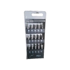  Bitsatz mit Magnetbithalter PH PZ Torx Sortiment CV-Stahl  Bit- Set 16tlg.