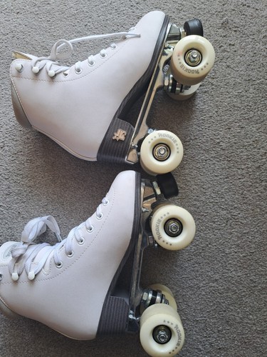 Rookie Rollschuhe weiß Größe 37 – gebraucht, guter Zustand – Retro Skates - Bild 3 von 6