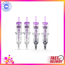 Wormhole Tattoo Cartridge Needles, 20pcs Mixed Sizes 3RL 5RL 5RM 7RM Disposable