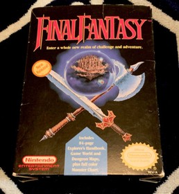 Final Fantasy NES Nintendo Nice Complete In Box CIB Authentic Maps & Manual