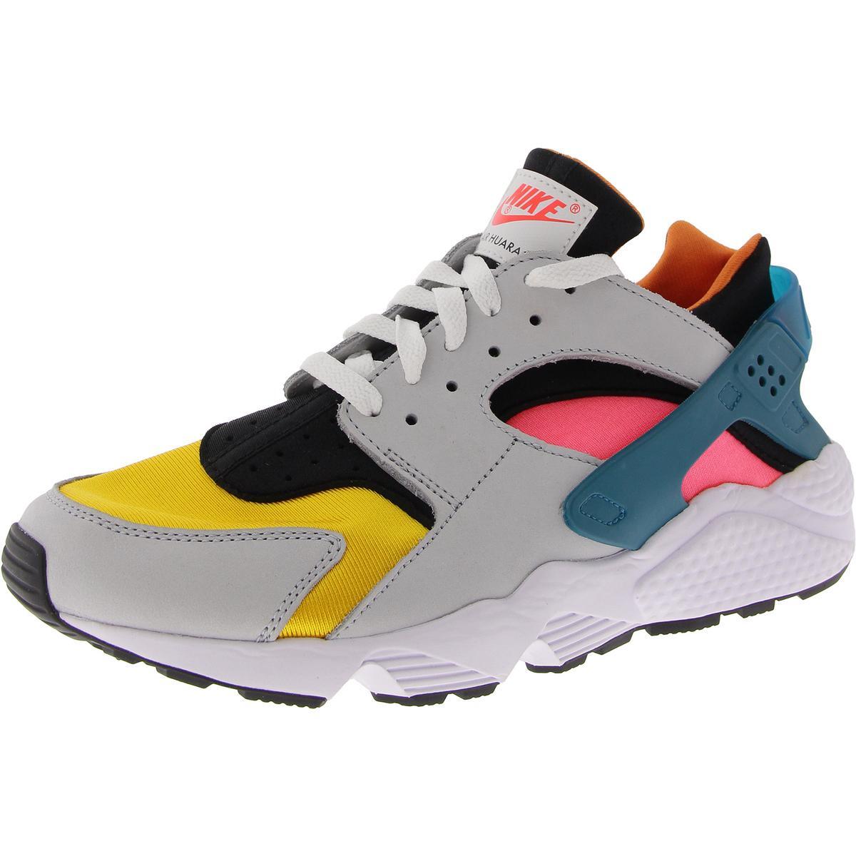 Мужские кроссовки для бега и тренировок Nike AIR HUARACHE белого цвета 9.5 Medium (D) BHFO 3024