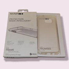 Funda/Funda Tech21 Forst EVO FRAME para Samsung Galaxy S7 Edge - TRANSPARENTE/BLANCA