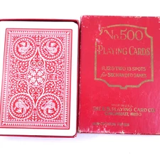 Vintage US Playing Card Co. No 500 Playing Cards Complete with Joker