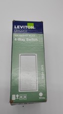 Leviton 15 Amp 4-Way Decora Switch 05604 White Wall Light Switch Electrical