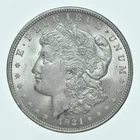 1921 Morgan Silver Dollar - Last Year Issue 90% $1 Bullion *632