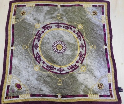 FURSTENBERG DAMEN SCHAL 100% REINE SEIDE SILK VINTAGE (996) 88cm x 90cm