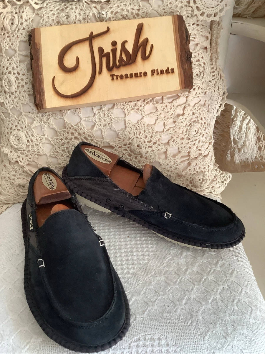 Crocs Leather Santa Cruz Casual Shoes for Men for sale | eBay