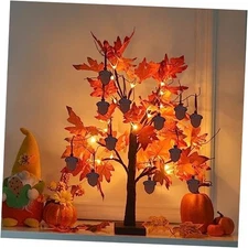  Fall Decorations for Home, Thanksgiving Decorations, 24”/2FT Fall Tree-1
