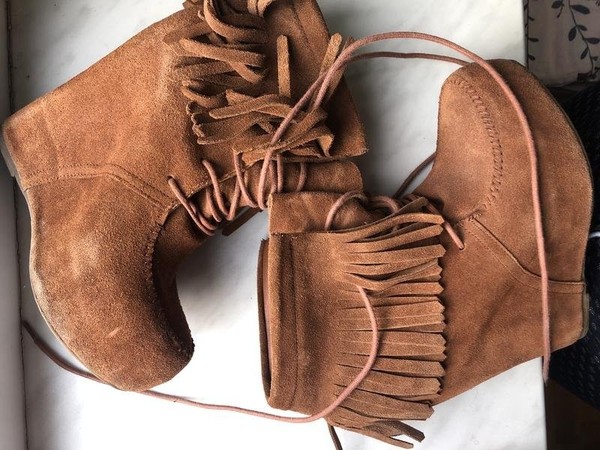 Women Steve Madden Boots Brown Suede 37 #NVV0