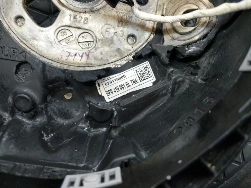 2006-2008 Audi A4 B7 Steering Wheel Heated 4F0124A OEM 3 Spoke - Image 2 of 4