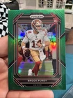 2022 Panini Prizm - Rookies Brock Purdy #353 Green Prizm (RC) 49ers