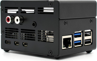 KKSB Case for Raspberry Pi 5 w/ Audio HAT Support Compatible w/ Pi DAC+ / DACPro