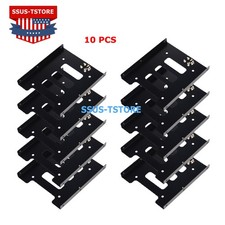 10X 2.5" to 3.5" Bay SSD Metal Hard Drive HDD Mounting Bracket Adapter Dock/Tray