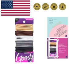 Ouchless Hair Elastics   No Pull, No Breakage, Tangle-Free Hold for Fine Hair...