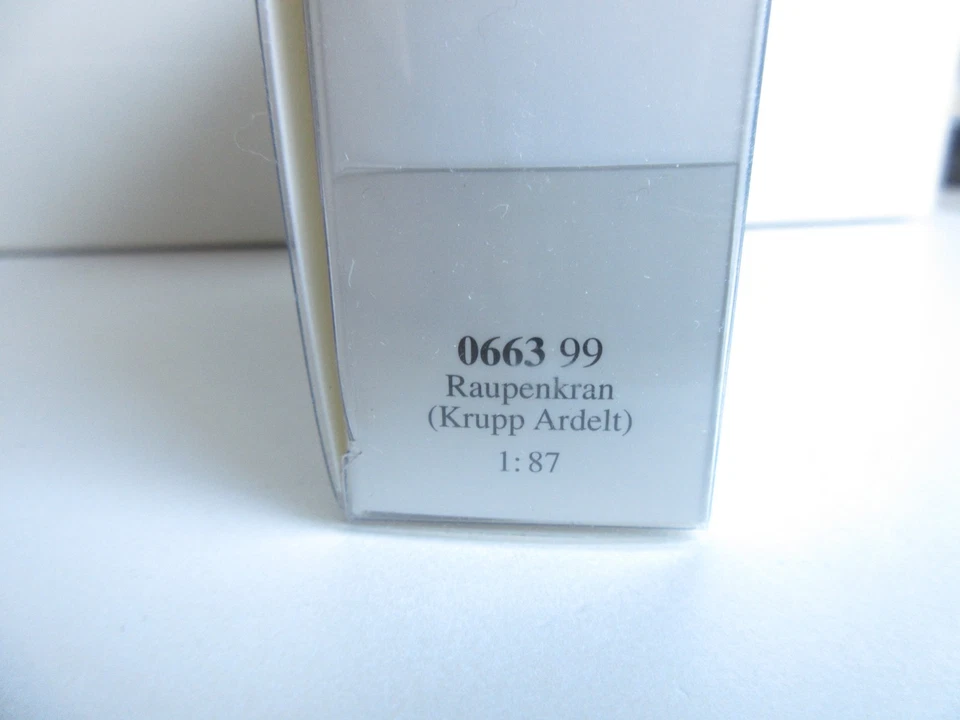 Wiking 1:87 066399 Krupp Ardelt Raupenkran WIMO BAU, unbespielt in der Box !!! - Bild 2 von 3