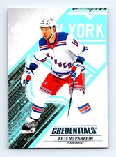 #10 2024-25 Upper Deck Credentials BASE { Artemi Panarin Rangers