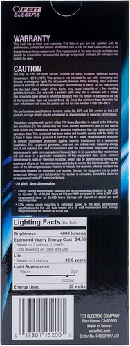 Energy-Efficient C4000/5K/LED Outdoor Light Bulb - Instant Brightness & 5000K - Picture 7 of 11