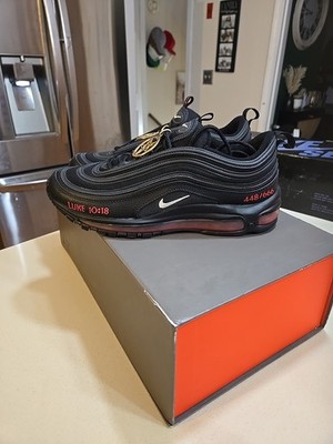 Size 9 -MSCHF Lil Nas X Air Max 97  Satan Pentagram  448/666 BESTPRICE ON APP 