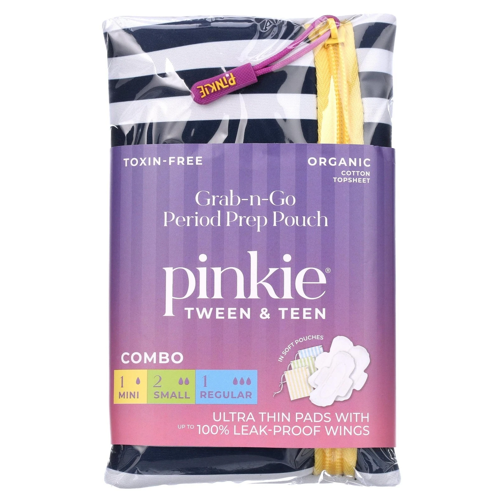 Pinkie Teen Pads Prep Pouch