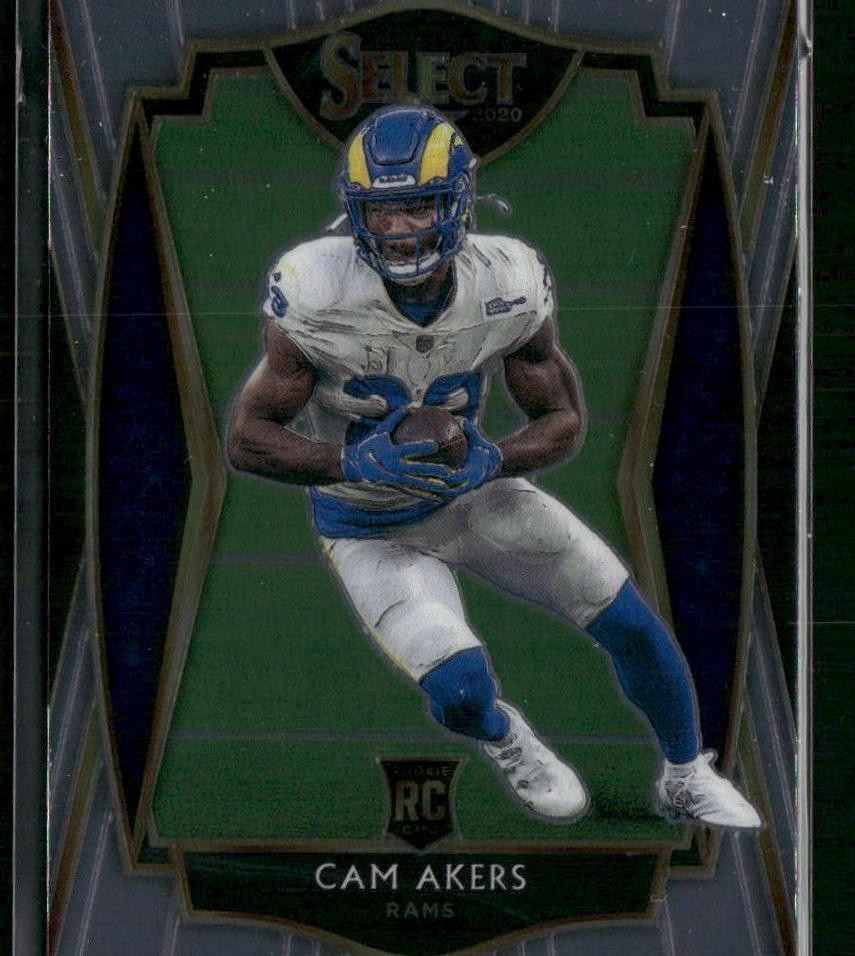 2020 Panini Select #155 Cam Akers Rams Rookie