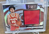 2024-25 Panini Select Basketball Zaccharie Risacher Jumbo Patch Rookie RC Hawks