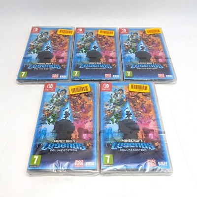 Minecraft Legends Deluxe Edition for The Nintendo Switch PAL PEGI 7 | Lot of 5