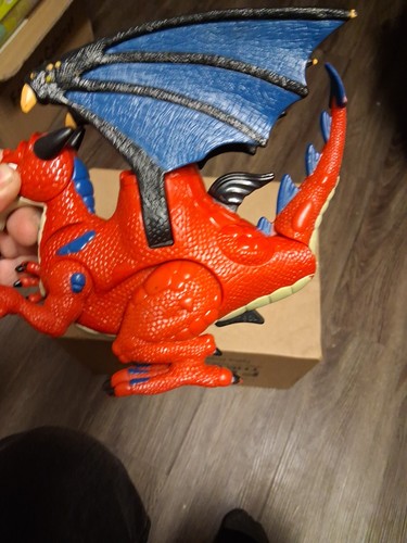 Fisher Price Imaginext Adventures Winged Red Dragon Figure With Moveable Parts - Picture 7 of 7