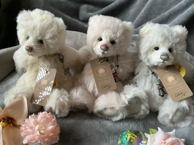 Charlie Bears Minimos Flossy .Flurry And Downey Immaculate Same No s So Sweet  