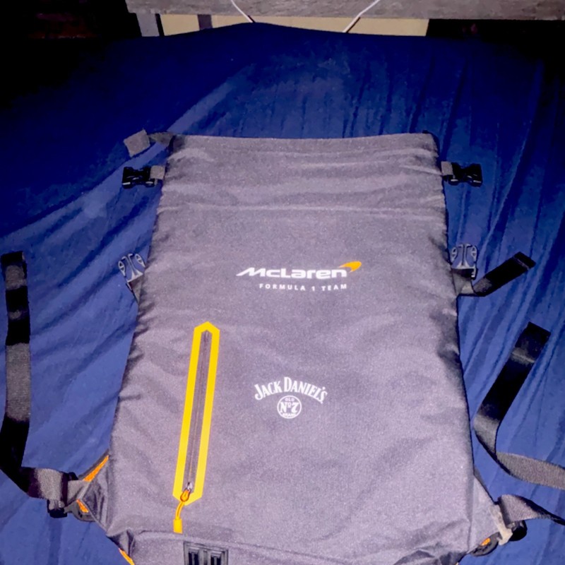 McLaren Formula 1 Team Jack Daniels Backpack Orange Black Racing