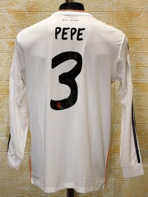 Real Madrid 2014 UEFA CL Final jersey shirt Pepe #3 | eBay