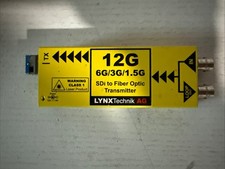 Lynx Technik OTX 1410 12G SDI–Fiber Transmitter + SFP TESTED, NO POWER SUPPLY