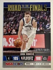 2021-22 Panini NBA Hoops Luka Doncic Road To The Finals #/2021 #39