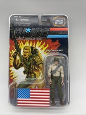 GI Joe 25th Anniversary Foil First Sergeant Duke Jet Pack Flag MOSC Hasbro 2007