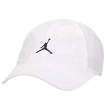 NEW Sz M/L Nike Jordan Dri-Fit Club White Unstructured Cap Hat Adult FN4675-100
