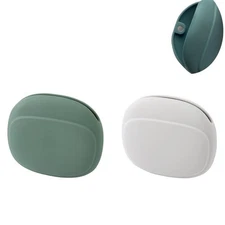 CCeCCe 2 Pack Wired Earbuds Organizer Silicone Earphone Case with Magnetic Snap