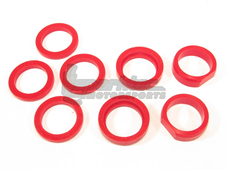 Kit Bujes Brazo Control Trasero Protano Rojo 65-88 Chevelle Regal Malibu El Camino Foto 4 de 4