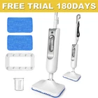 Hot Steam Mop Upright &Handheld Hard Floor&Carpet Steam Cleaner 20s Fast Heating