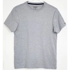 Rhone element organic cotton eco tee shirt Heather gray crew standard fit sports