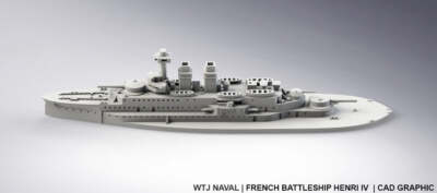 Henri IV - French Navy - Pre Dreadnought Era - Wargaming - Axis and Allies - Nav