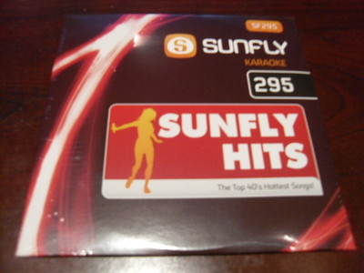 SUNFLY HITS KARAOKE  DISC SF295 VOLUME 295 CD+G SEALED 16 TRACKS