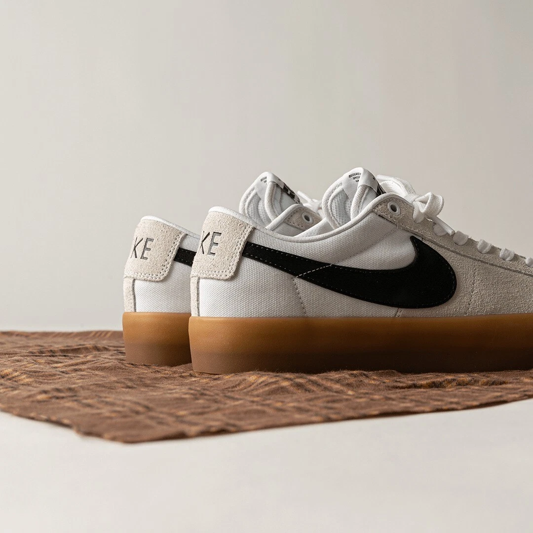 Nike sb blazer low gt ivory black best sale gum