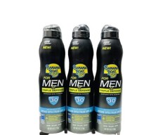 3 banana boat for men spf 30 triple defense 6oz ea scuff/dented exterior